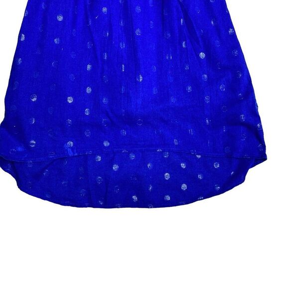 Old Navy Blue Polka Dot Maxi Dress Size Small 6/7 - Picture 4 of 5